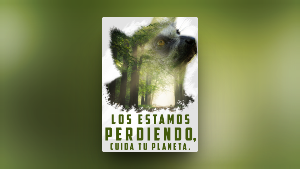 Lemur y su hábitat en extinción